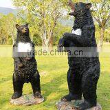 Home & Garden Decor Fiberglass Standing Bear Sculpture thumbnail-3