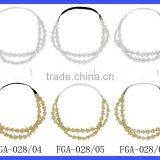 Vintage Flower Leaf Elastic Headband Head Wreath For Wedding Girls Flower Wreaths For Head thumbnail-6