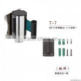Stainless Steel Retractable Belt Barrier Railing Stand thumbnail-2