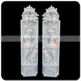 High Quality Square Pillar Mother and Children Decoration Figure Column