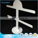 2017 New Fashion Milky White Acrylic Jewelry Display Stand thumbnail-4