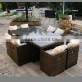 Rattan Dining Table And 6 Chairs Furniture Set AK1084 thumbnail-1