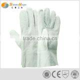Grey Cowhide Leather no Liner Welding Gloves thumbnail-1