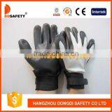 DDSAFETY 2017 13 Gauge Double Layer White Nylon Liner Black Nitrile Gloves thumbnail-1