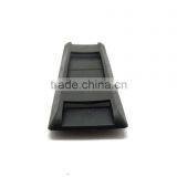 3/4" Shoulder Pad PVC In Black, Black Shoulder Strap Pad for Bag, Plastic PVC Bag Strap Belt Shoulder thumbnail-3