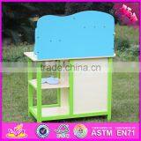 2016 Best Sale Preschool Pretend Play Wooden Boys Toy Kitchen W10C181 thumbnail-5