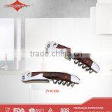 Cheap Fancy Custom Wood Cork Corkscrew Wine Opener thumbnail-1