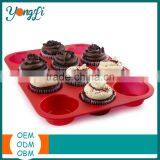 Non-Stick Eco Friendly Safe Round Silicone Microwave Oven Cake Pan thumbnail-1