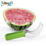Professional Grade Fruit Serving Cutter Tools Stainless Steel Watermelon Slicer thumbnail-1
