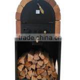 2016 New Double Cooking Rooms Wood Fired Pizza Oven thumbnail-2