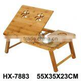 Cheap Small Modern Laptop Table Folding Bamboo Computer Desk For Bed thumbnail-2