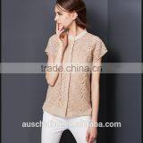 2016 Best Selling High Quality Ladies Lady Lace Tops Latest Design thumbnail-5