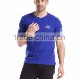 2016 Latest t Shirt Designs Cotton Blue China Supplier Men Design Your Own t Shirt thumbnail-3