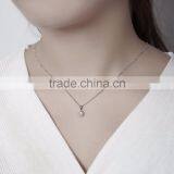 Woman Collar Pendant Platinum Necklace thumbnail-5