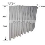 Satin Table Skirt, Polyester Table Skirting, thumbnail-1