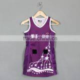 Wholesale Custom Girls Sexy Sublimation Sport Netball Uniform Dress, Netball Jersey Skirts thumbnail-6