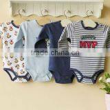 Mom and Bab 2012 Autun Baby Romper 100% Cotton Long Bodysuit 4in1 Gift Box thumbnail-1