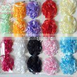 Wholesale Artifical Polyester Handmade Flowers for Wedding Bridal Garment Accessories Decorative Handmade Flowers for Dresses thumbnail-1