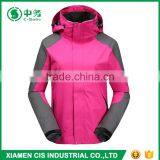 High Quality 100 Polyester Soft Shell Women Blank Windbreaker Jacket thumbnail-1