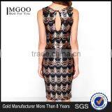 MGOO High Quality Wholesale New Arrival Women Sequin Vestidos China Elegant Evening Dress Bodycon Knee Length Dress #25106036 thumbnail-3