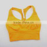 2017 New Fashion Design Customized Your Own Brand Logo Breathable 90%Nylon 10%Spandex Women Yoga Singlet Sport Lady GYM Tank Top thumbnail-2