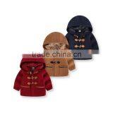 S16154A Wholesale Children Boys Spring Woolen Trench Coats thumbnail-1