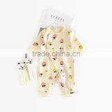 S60652B Newborn Boys&Girls Open Files Romper For Baby Unisex Priting Clothes Outfit thumbnail-1