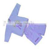 Summer Pink Round Collar Long Sleeve Baby Suits thumbnail-1