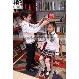 Spring Primary School Uniform Designs Knit Fabric Children Set thumbnail-2