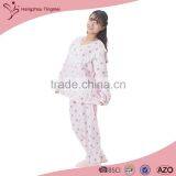 Eco-friendly Soft Anti-bacterial Pink Pajamas/100% Polyester Bathrobe thumbnail-2