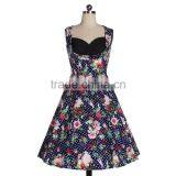 Walson Womens Ladies New Floral Vintage 1950s Rockabilly Vintage Tea Dress thumbnail-1