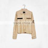 Buy Jackets Online Ladies Light Short Cotton Overshirt Military Jacket thumbnail-5