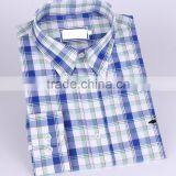 2017 New Fashion Plaids Mens Long Sleeve Casual Shirt Wholesale thumbnail-1