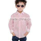 new fashion trendy design brand long sleeve boys shirt 100% cotton boys dress