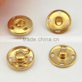 Monopoly Snap chin buckle dark urgency button DIY clothing accessories imitation gold buckle 17mm