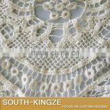 DIY Accessories DIY White Collar Cotton Soluble Lace Neckline Sewing Applique thumbnail-2