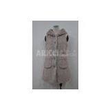 Faux Fur Vest, Fake Fur Vest, Artificial Fur Vest AR-2002 thumbnail-1