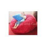 Oversized Bean Bag Chairs For Kids, Red Huge Lazy Sofa Chairs With Styrofoam Particles thumbnail-1