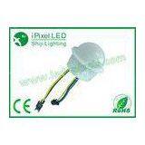 Waterproof Connector 35mm Rgb Led Pixels Full Color DC24V Programmable Dot Light