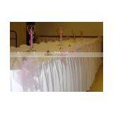 Wedding Table Skirting Box Pleats 2015 Fashion