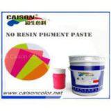 Fluorescent Cerise Water Based Pigment Paste,red Pigment Paste for Fabric Printing With High Temperature Resi