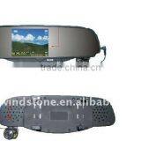 Car Recorder Rearview Mirror DVR Camera With Reverse Parking Sensor thumbnail-1