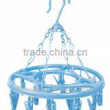 18 Pegs Plastic Hanging Clothes Drying Rack thumbnail-1