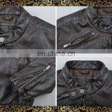 2015 New Model Designer Genuine Leather Jacket thumbnail-4