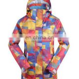 2016 fashion jacket china clothing manufacture womens fitness hardshell ski outdoor waterproof windproof apparel
