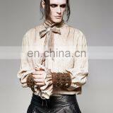 Steampunk Punk Rave Male Brown Shirt Wristband Set S-200 thumbnail-6