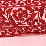 3D Floral Polyester Embroidered Lace Fabric For Apparel Home Decorating thumbnail-2