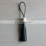 Genuine Leather Accessories Log Beads Pure Handmade Korean Wax Rope Pendant thumbnail-6