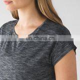 Wholesale Sport Dry Fit 100 Polyester o Neck t Shirt for Women thumbnail-3