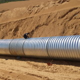 Intergral corrugated steel pipe